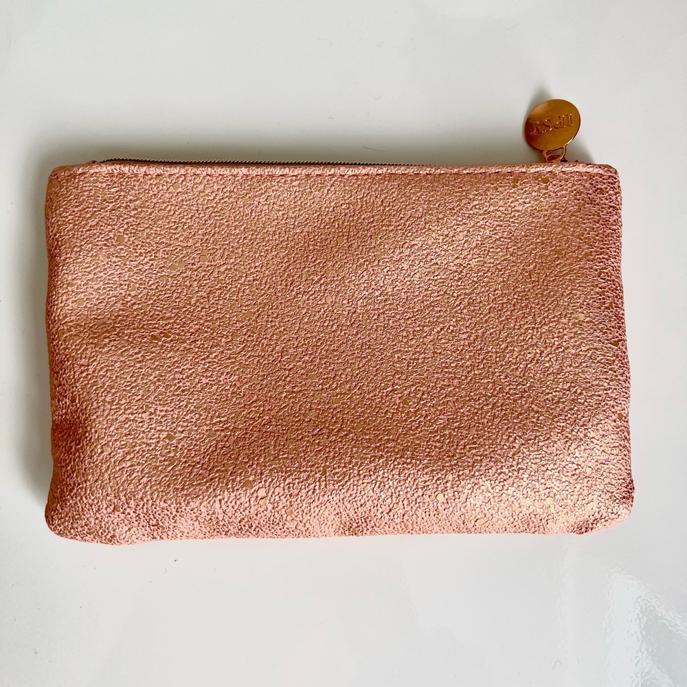 Ipsy Glitter Pink Makeup Bag